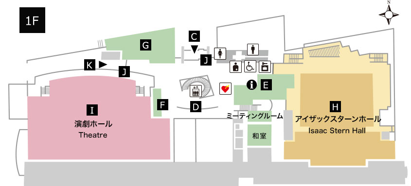 1Fフロアマップ